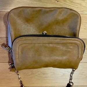 Camel colored purse in good shape